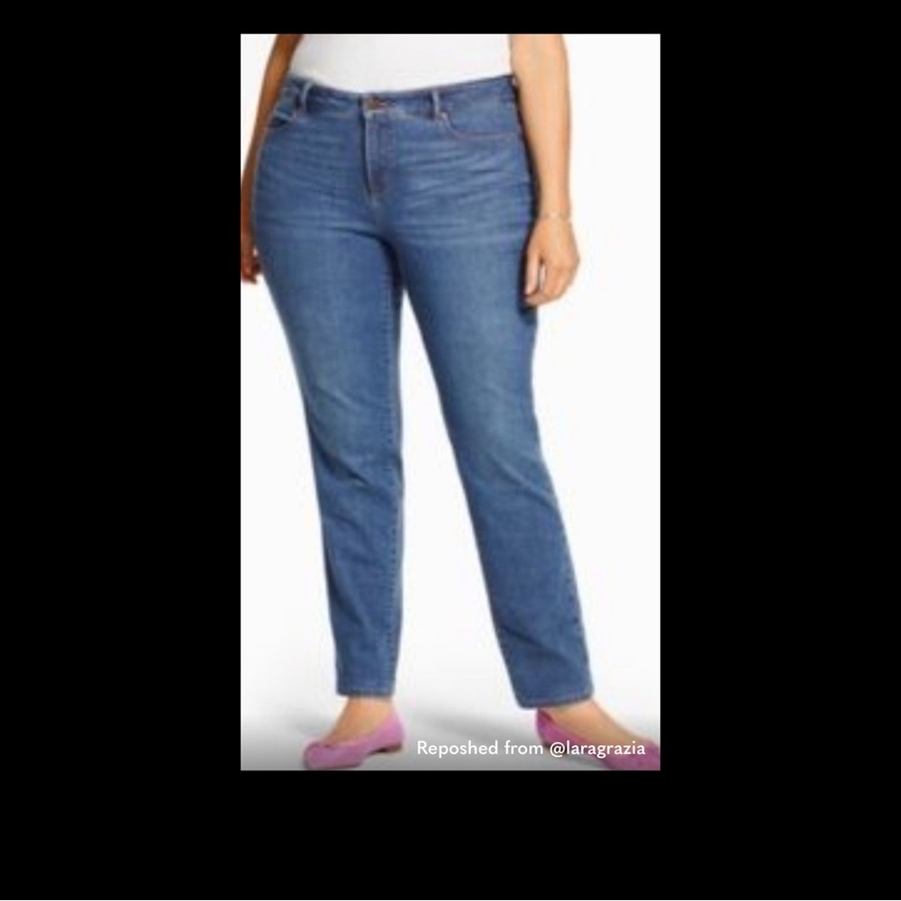 NWOT Talbots Flawless Five-Pocket Slim Ankle Jeans Sz 16W